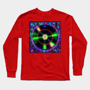 Merry Christmas Vinyl Record Long Sleeve T-Shirt